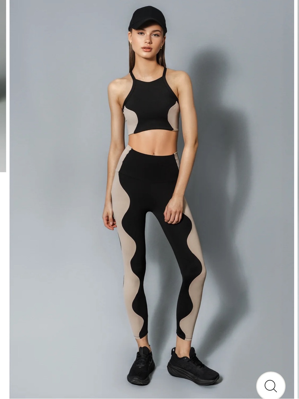 Port de bras wave leggings and top